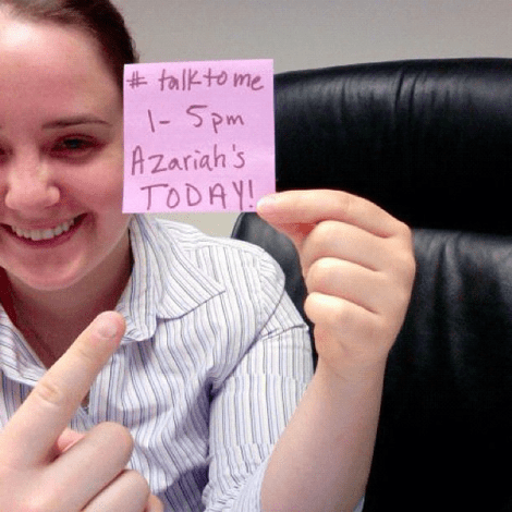 I posted this photo on my personal accounts and Oberlin’s Tumblr in the morning.