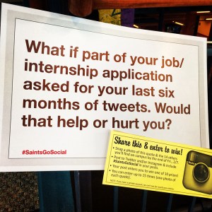 St. Lawrence University's digital identity poster campaign