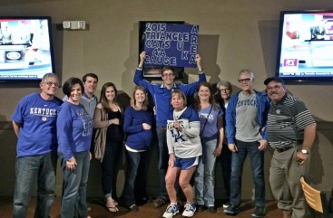 Game watch party of the Triangle NC Area UK Alumni Club to raise funds and collect donations for the Ronald McDonald House of Durham (October 15, 2015)